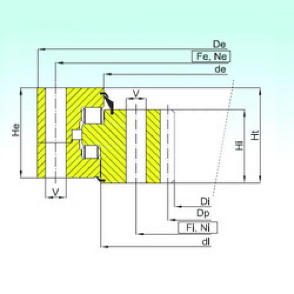 thrust ball images bearings ZR3.40.2800.400-1SPPN ISB #1 image