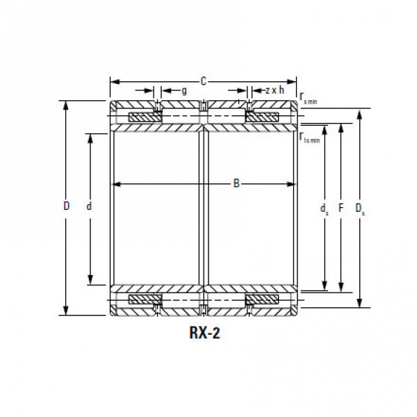 Four-Row Cylindrical Roller Bearings 820ARXS3264C 903RXS3264 #2 image