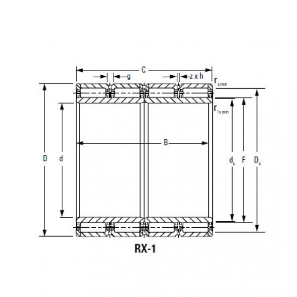 Four-Row Cylindrical Roller Bearings 730RX3064 RX-1 #2 image