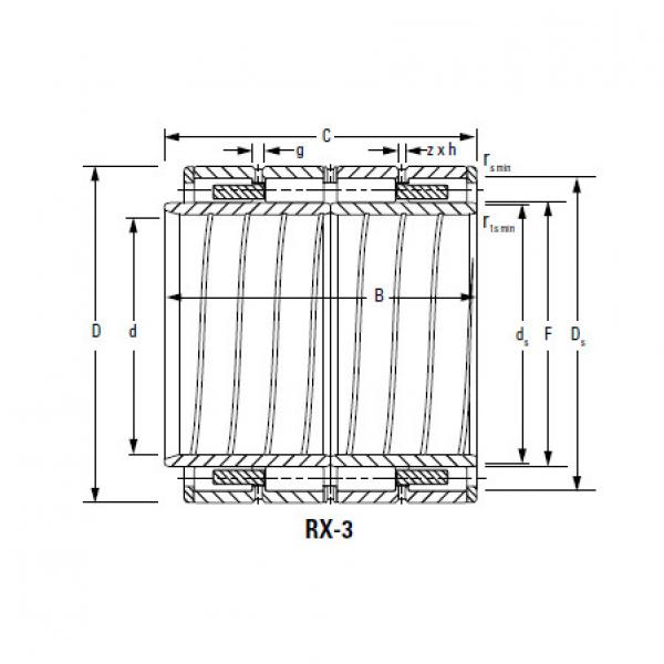 Four-Row Cylindrical Roller Bearings 690ARXS2965 768RXS2965 #2 image