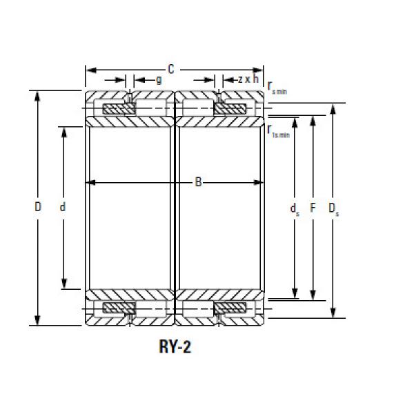 Four-Row Cylindrical Roller Bearings 300ARXSL1845 332RXSL1845 #2 image