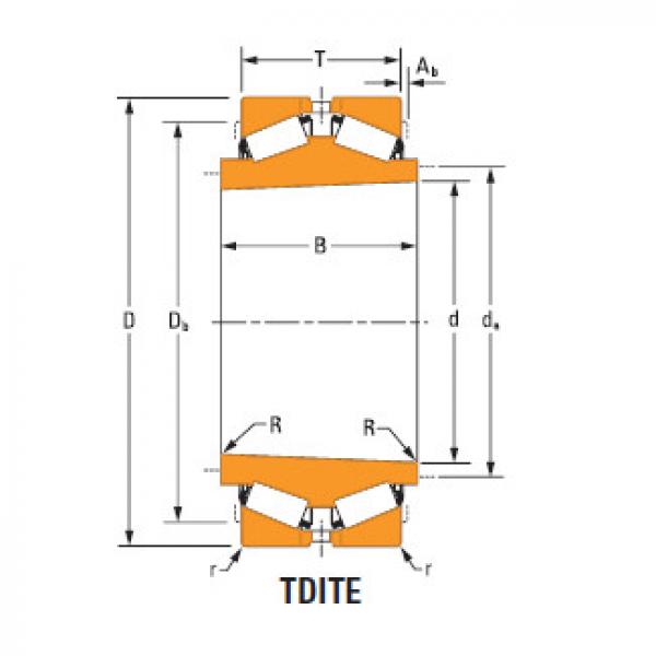 TdiT TnaT two-row tapered roller Bearings 67390Td 67320 #1 image