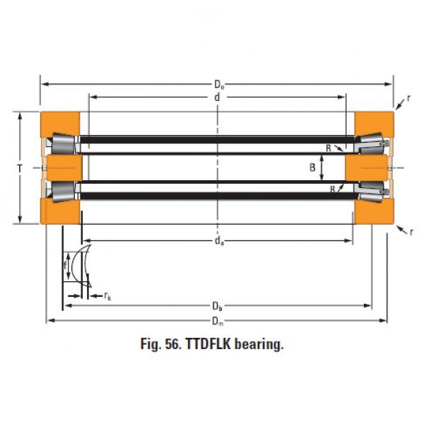 TTdFlk TTdW and TTdk bearings Thrust race single d-3333-c #1 image