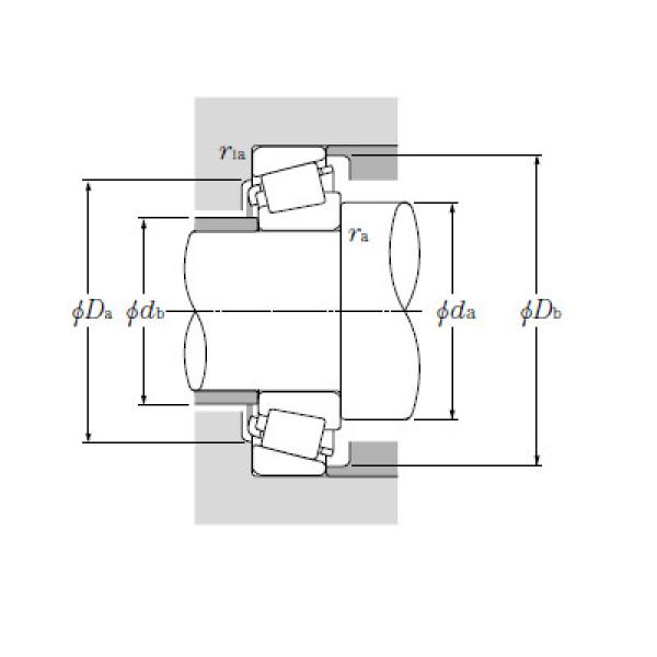 Single Row Tapered Roller Bearings NTN 32088 #2 image