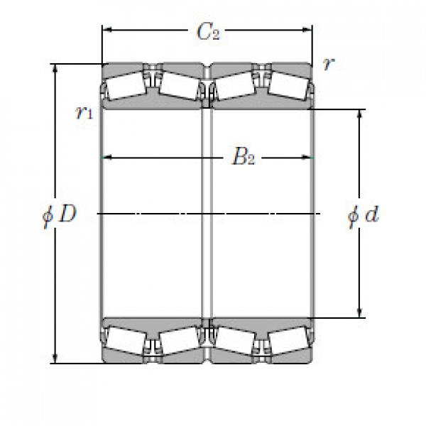 Four Row Tapered Roller Bearings Singapore 625952 #1 image