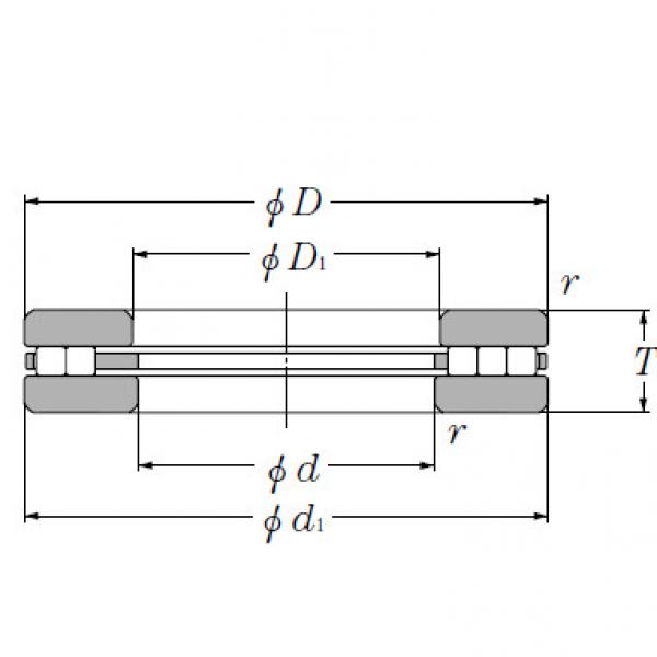 Thrust Bearings Assembly 51132 #2 image