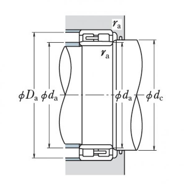 DOUBLE ROW CYLINDRICAL BEARINGS NSK NN3040K #1 image