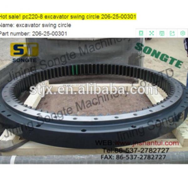 pc360-7 excavator slewing bearing ,slewing circle #1 image