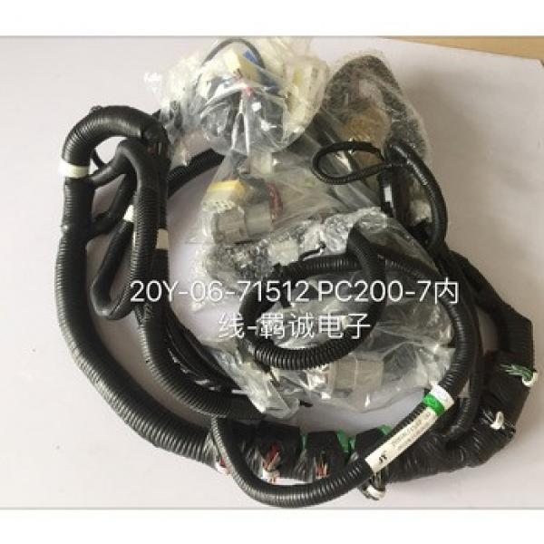 JISION PC300-7 PC360-7 EXCAVATOR 207-06-71562 207-06-71114 wiring harness #1 image